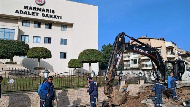 Marmaris’in 10 kilometrelik içme suyu hattı yenileniyor