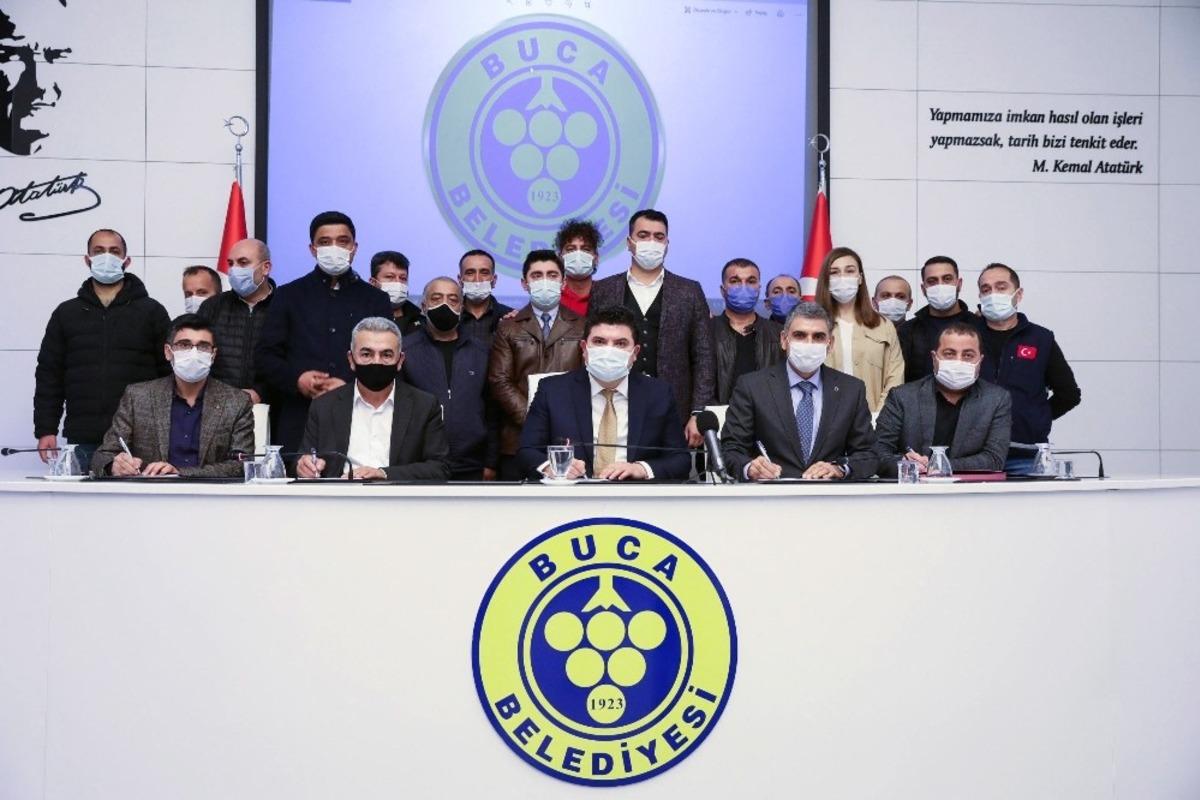 Buca Belediyesinde TİS imzaları atıldı