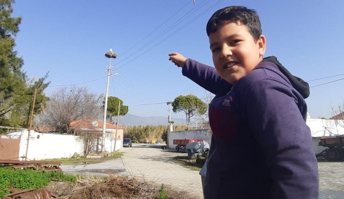 Aydın&rsquo;a bu yılın ilk leyleği geldi