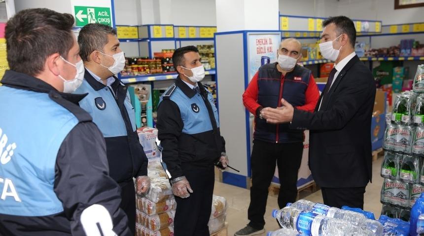 Karak&ouml;pr&uuml; zabıtasından pandemi denetimi