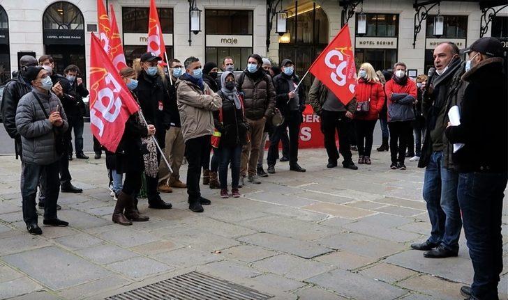 Fransa’da maaş alamayan hotel işçileri hükümeti ve işvereni protesto etti G2