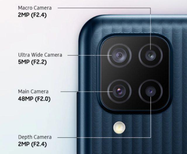 Samsung Galaxy M12 kamera özellikleri