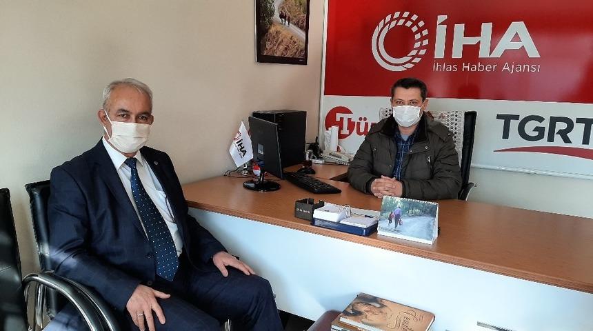 İletişim Başkanlığı Şanlıurfa B&ouml;lge M&uuml;d&uuml;r&uuml; G&uuml;vel&rsquo;den İHA&rsquo;ya ziyaret