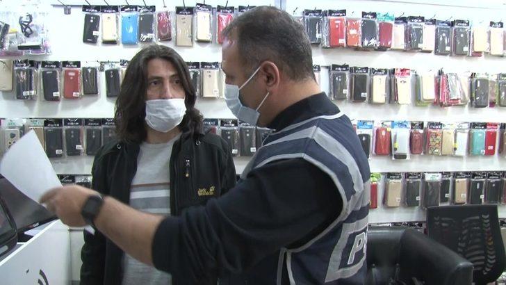Antalya polisinden cep telefonu satışı yapan iş yerlerine denetim G1