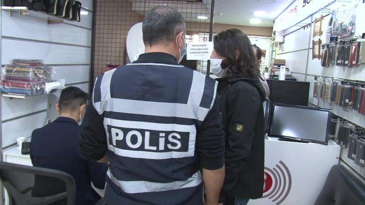 Antalya polisinden cep telefonu satışı yapan iş yerlerine denetim G3