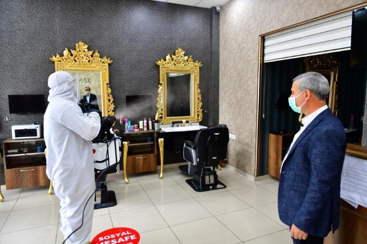 Yeşilyurt 2 bin 280 kez dezenfekte edildi