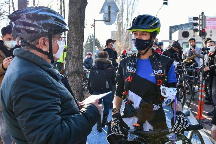 Milli Kütüphane-Beşevler 1. Etap bisiklet yolu tamamlandı G2