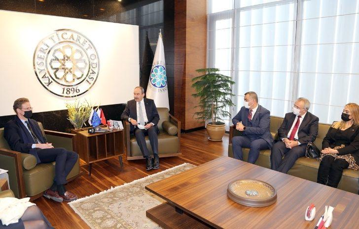 Başkan Büyüksimitci, AB Büyükelçisine Kayseri’nin sanayisi hakkında bilgi verdi G1