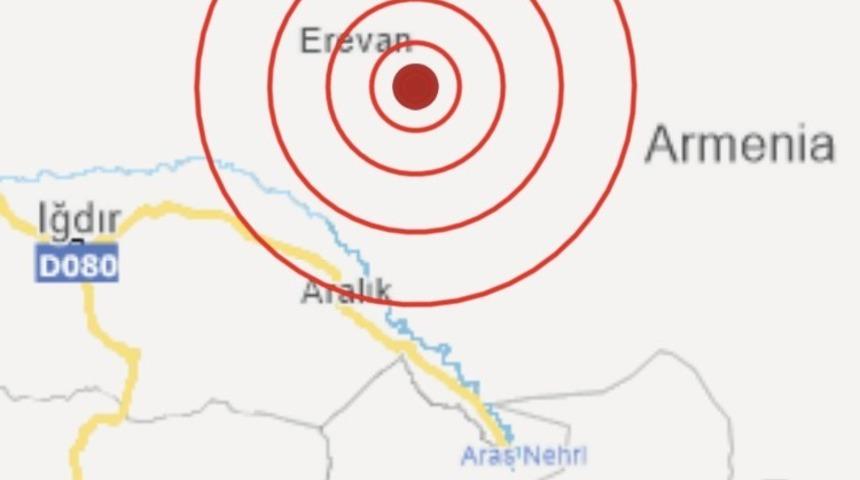 Ermenistan’daki deprem Iğdır’da da hissedildi