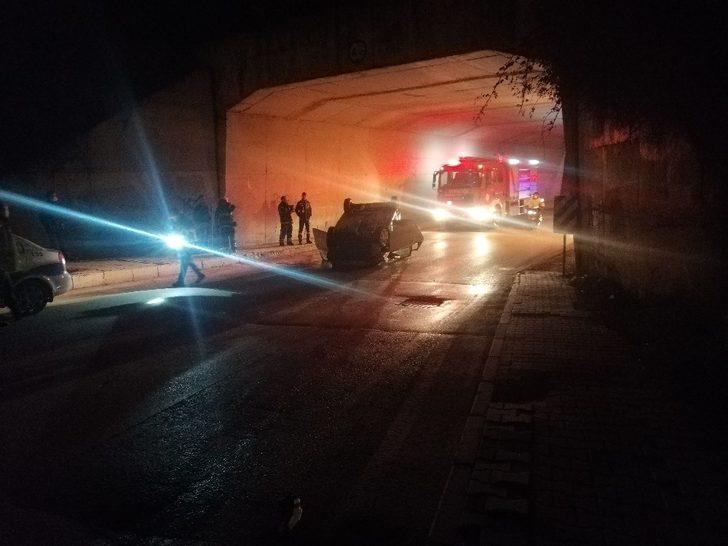 Takla atan araçtan yara almadan çıktılar, 3 bin 150’şer TL kısıtlama cezası yediler G2