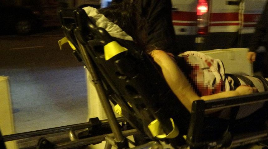 Alkol yüzünden çıkan tartışmada eşini silahla yaraladı