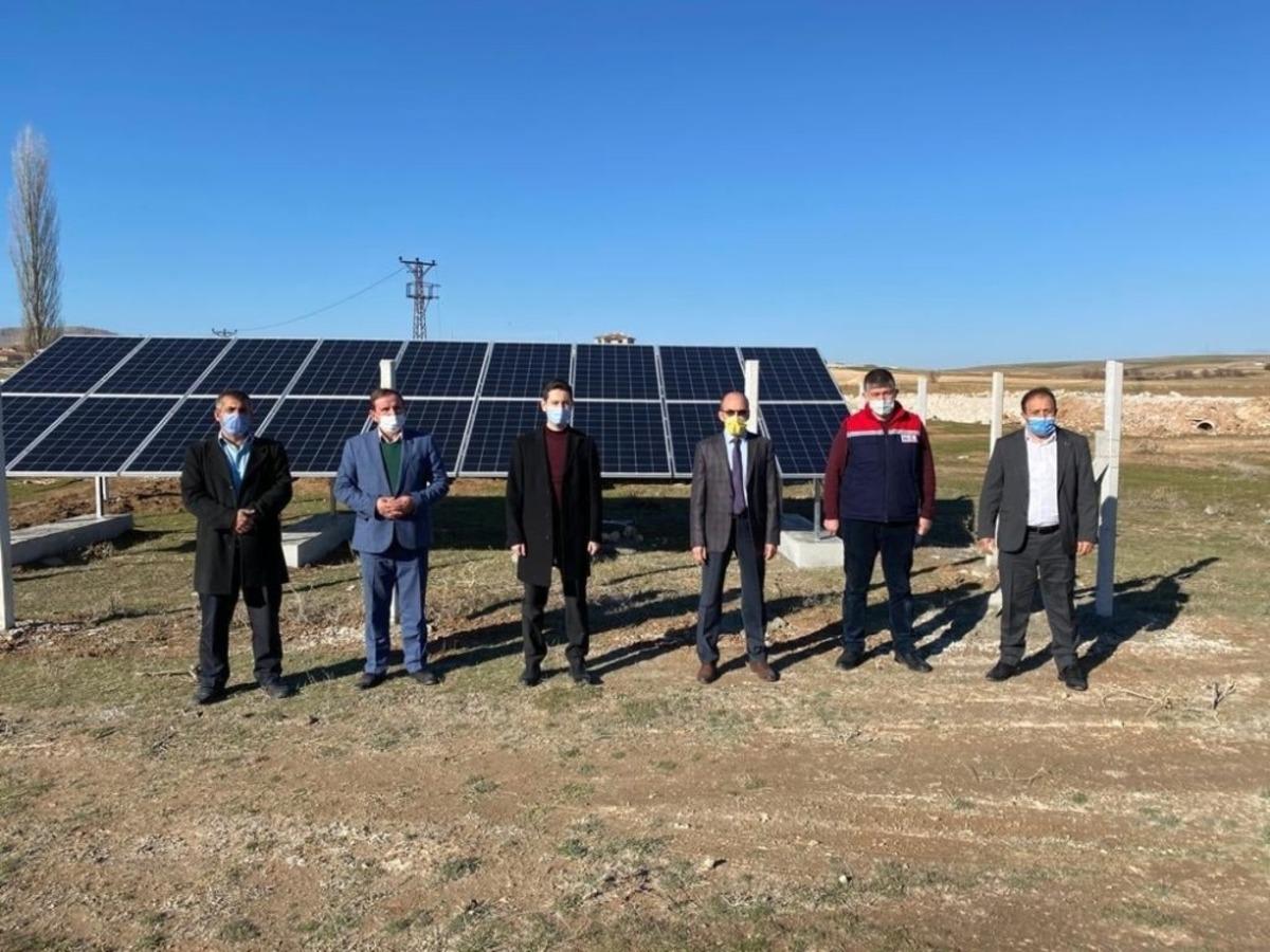 İ&ccedil;me suyu pompasının enerjisini karşılamak i&ccedil;in &rsquo;&rsquo;GES&rsquo;&rsquo; tesisi