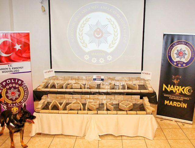 Mardin’de tırın soğutucu bölümüne gizlenmiş vaziyette 112 kilogram eroin ele geçirildi 1
