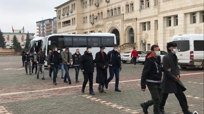 Mardin’de uyuşturucu operasyonu: 10 tutuklama