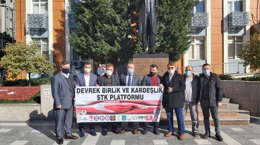 Devrekli STK&rsquo;lar Kabe&rsquo;ye yapılan saygısızlığı protesto etti