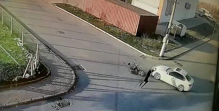 Otomobilin çarptığı genç yaralandı... O anlar kamerada G2