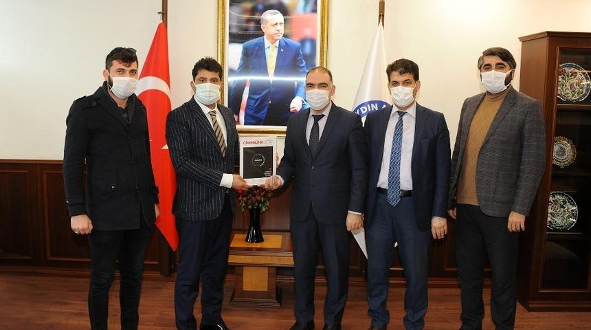 Cihann&uuml;ma Dayanışma ve İşbirliği Derneği AD&Uuml; Rekt&ouml;r&uuml; Aldemir&rsquo;i ziyaret etti