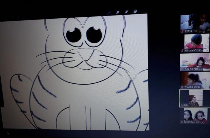 Çocuklar karikatürü de ’online’ öğreniyorlar G3