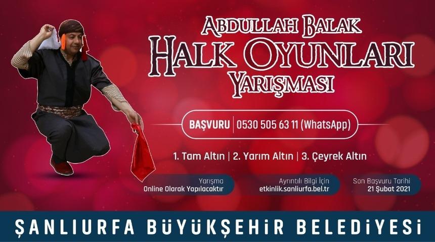 Şanlıurfa’da online halk oyunları solo yarışması