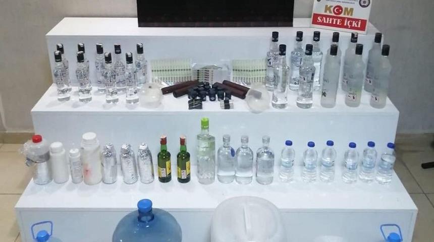 Hatay’da kaçak ve sahte içki operasyonu: 4 gözaltı