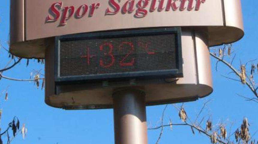 Adana'da termometreler 32 dereceyi gösterdi