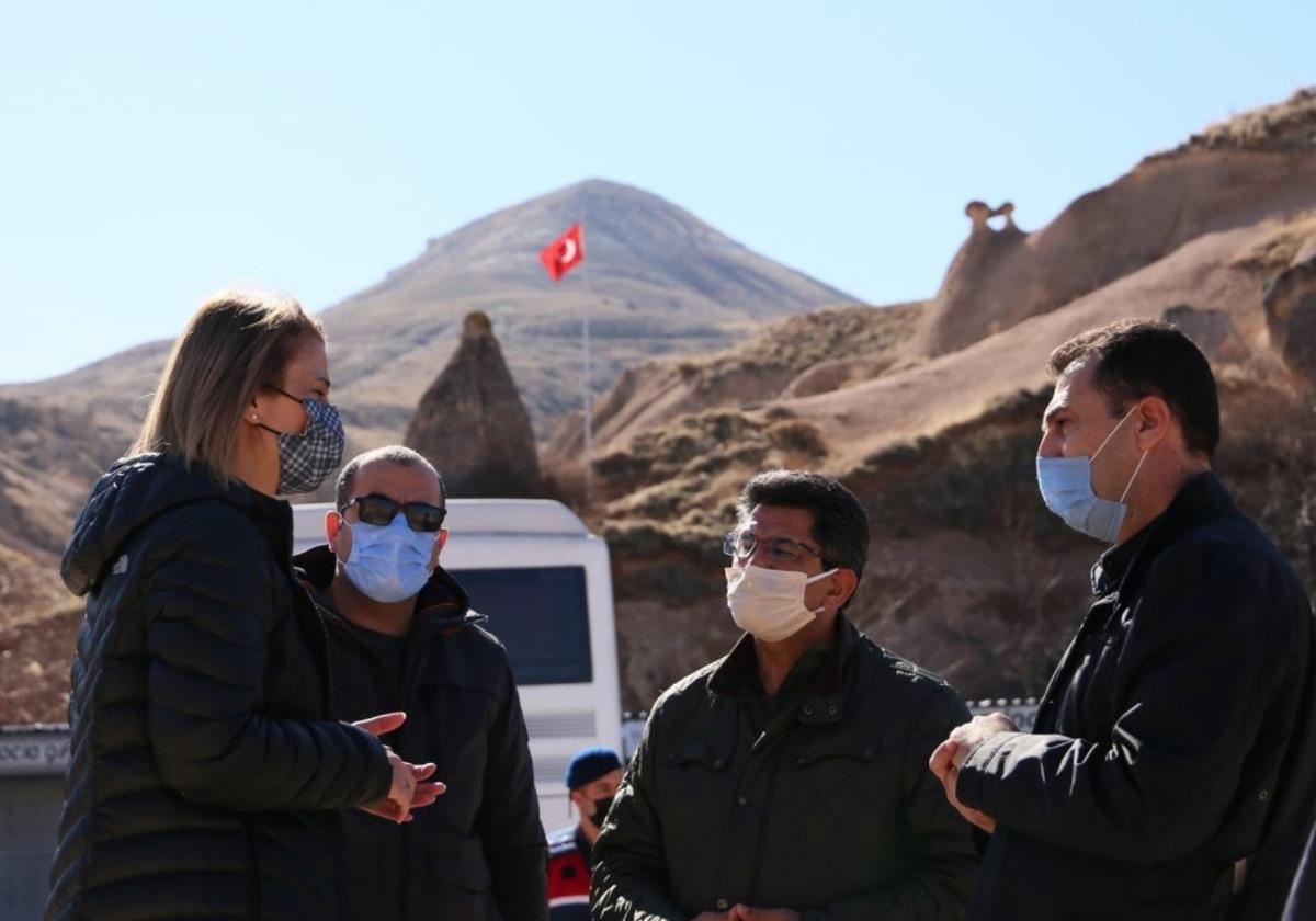 Vali Becel, Kapadokya b&ouml;lgesinde incelemelerde bulundu