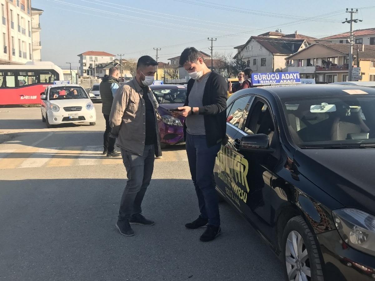 Kısıtlamada ehliyet sınavı heyecanı