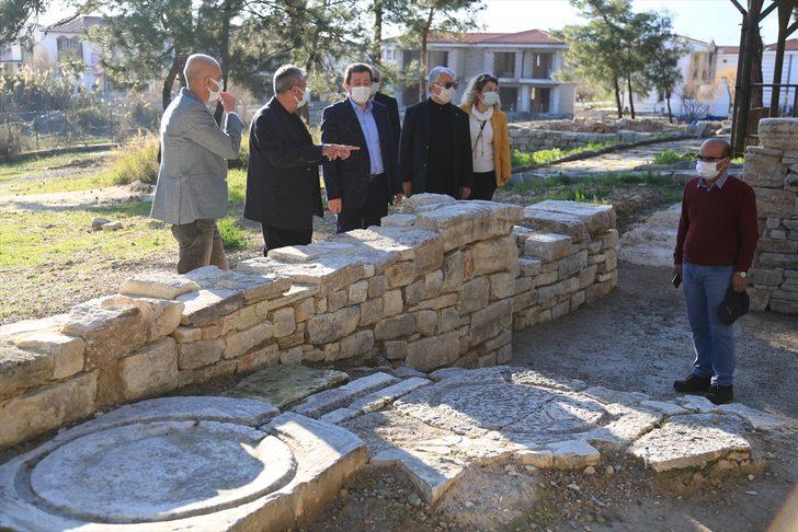 Muğla Valisi Tavlı'dan Ören Arkeopark Alanı'nda inceleme G5