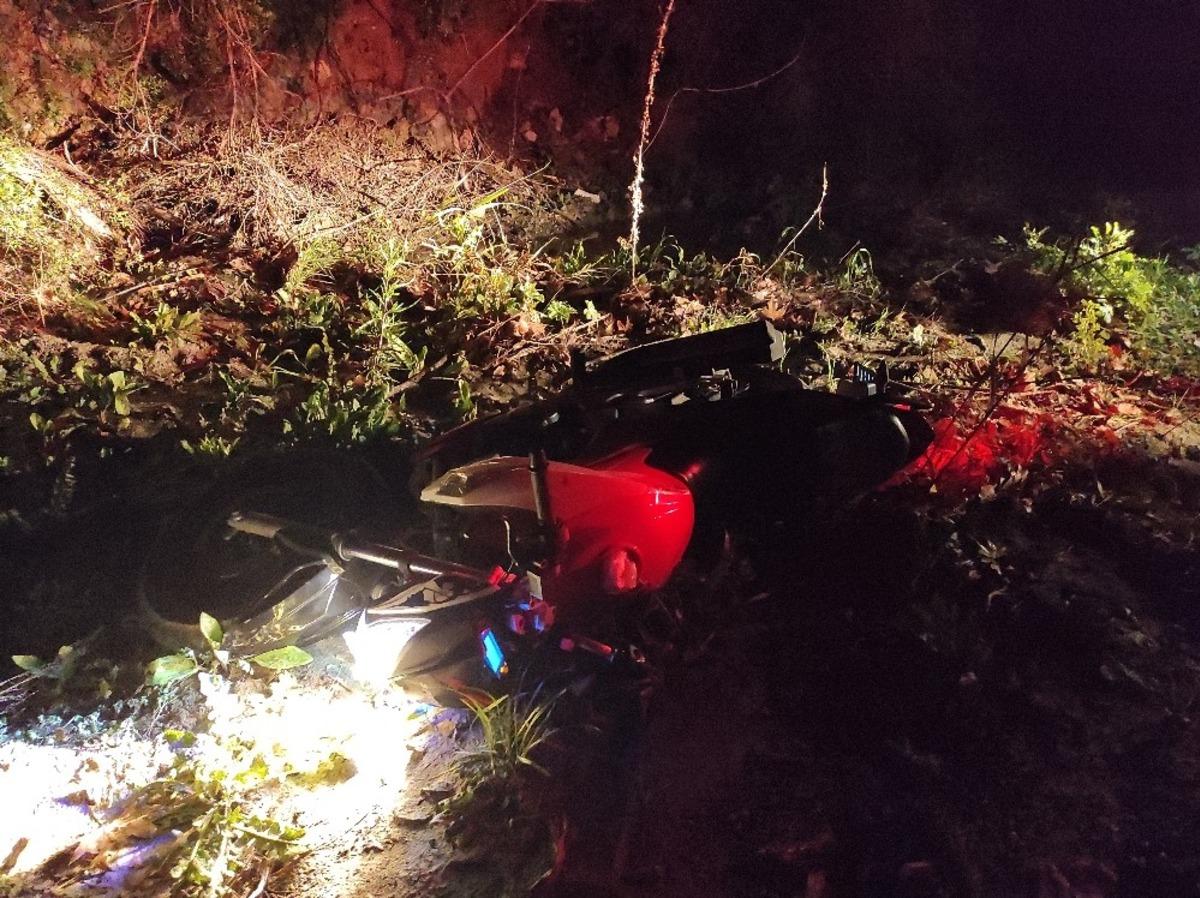 Bek&ccedil;iler, &ccedil;alıntı motosikleti 30 kilometre kovaladı