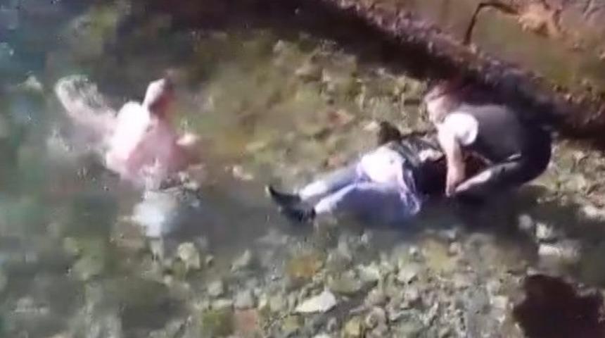 Sarıyer'de hareketli anlar! Denize düşen kadın için seferber oldular