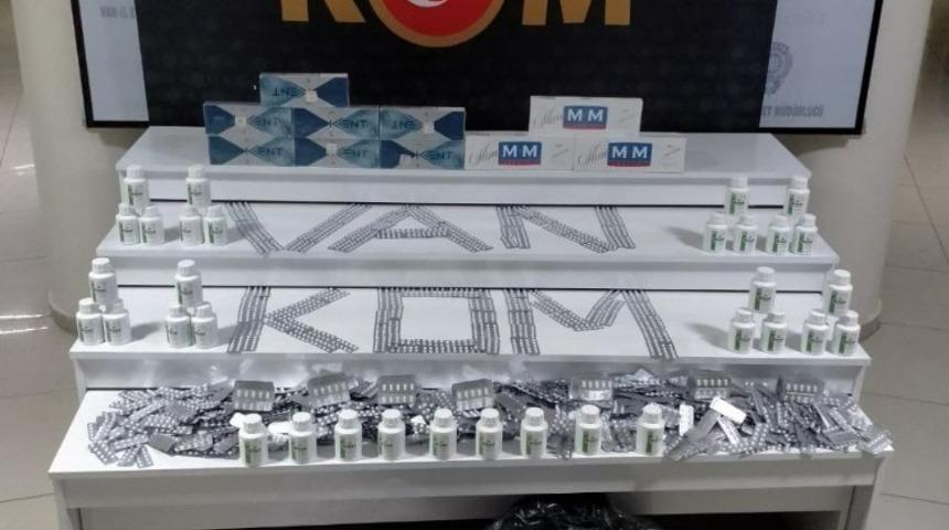 Van&rsquo;da ila&ccedil; ve ka&ccedil;ak sigara operasyonu