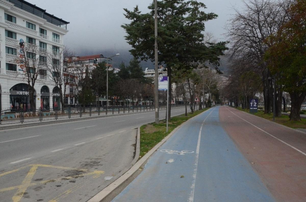 Ordu sokaklarında kısıtlama sessizliği