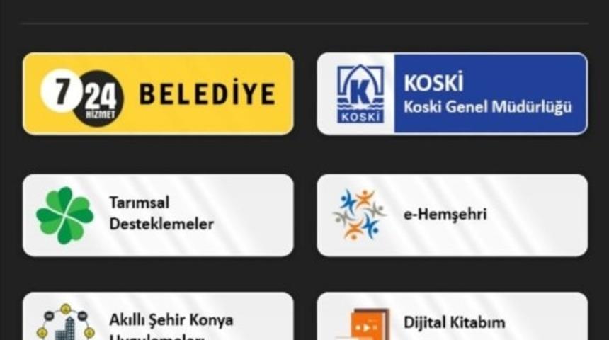 Konya Mobil Uygulaması yenilenen y&uuml;z&uuml;yle hayatı kolaylaştırıyor