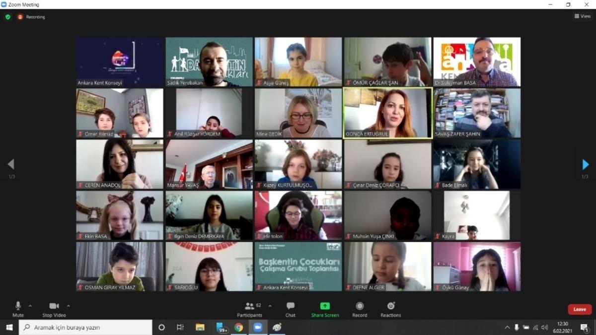 Başkent&rsquo;in &Ccedil;ocukları Grubu ilk toplantısını yaptı