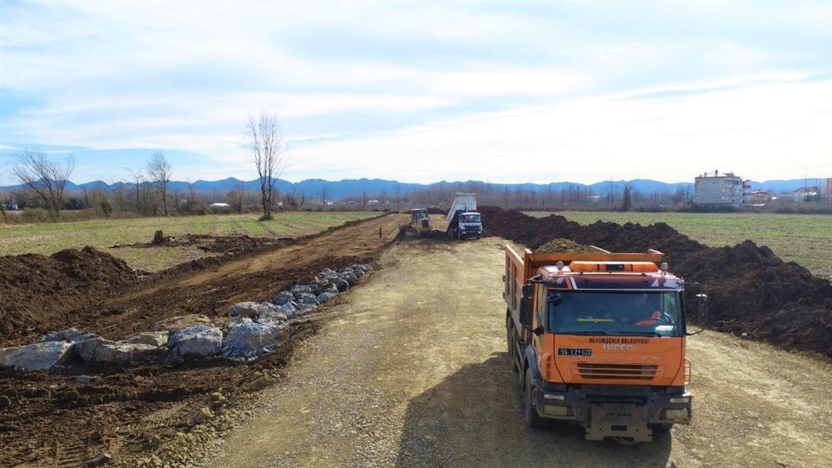 Terme Bulvar Yolu yıl sonunda hizmete a&ccedil;ılıyor