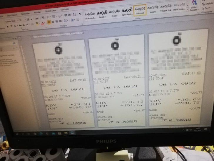 Pompacılara sahte fiş operasyonu G3