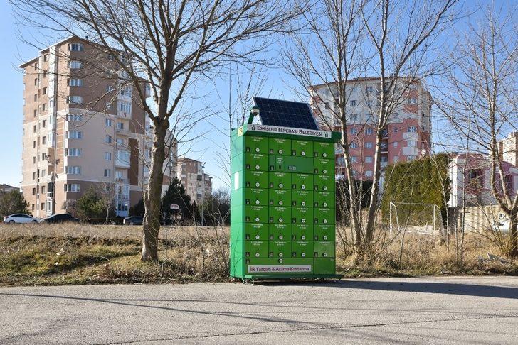 Tepebaşı’ndan kişiye özel şifreli çok işlevli deprem dolabı G5