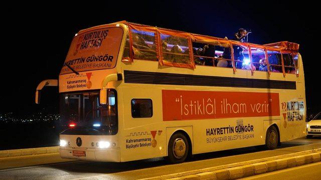 Kahramanmaraş’ta kurtuluş coşkusu sürüyor