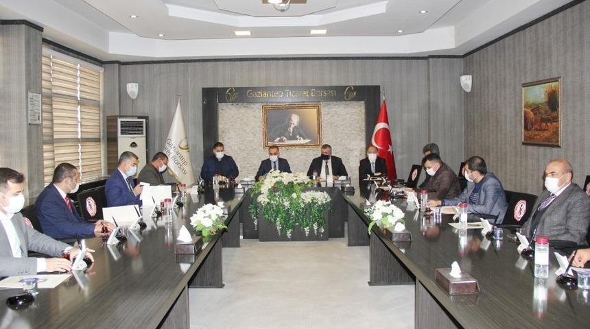 Et borsası ve et halinin işleyişi görüşüldü