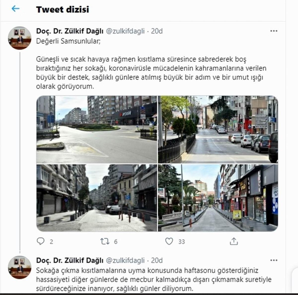 Samsun kısıtlamaya uydu, vali teşekk&uuml;r etti