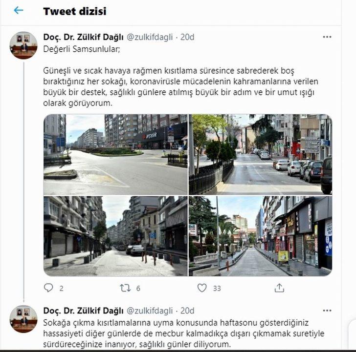 Samsun kısıtlamaya uydu, vali teşekkür etti G1