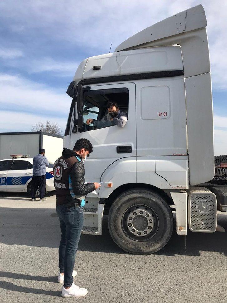 Arnavutköy’de hafriyat kamyonlarına denetim G2