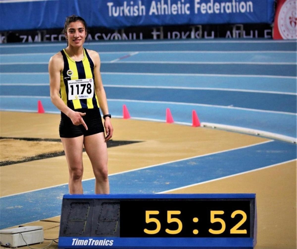 Vanlı atletten T&uuml;rkiye rekoru