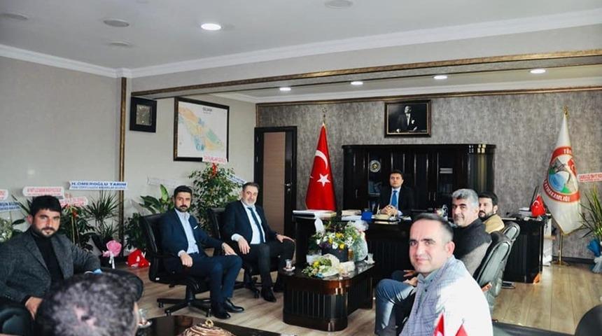 Boşatlılar Derneği &uuml;yeleri, Kaymakam &Ouml;zt&uuml;rk ile bir araya geldi