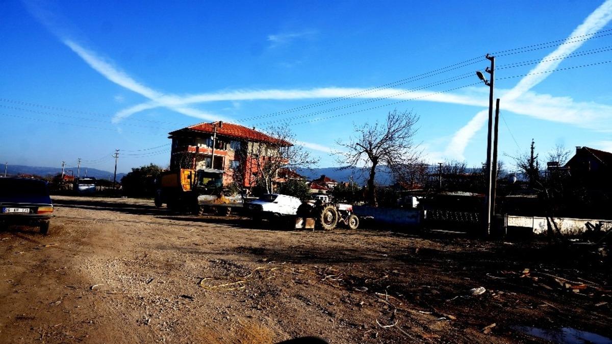 Sarıg&ouml;l semalarındaki u&ccedil;ak izleri ilgi odağı oldu