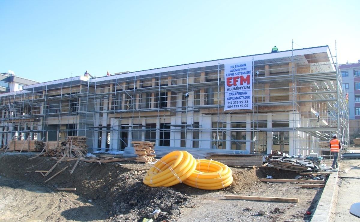 &Ccedil;ankaya Belediyesi Yıldız Hizmet Binası&rsquo;nda sona yaklaştı