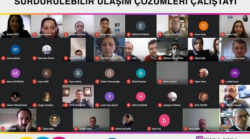 Ulaşım Çözümleri çevrimiçi çalıştayda konuşuldu