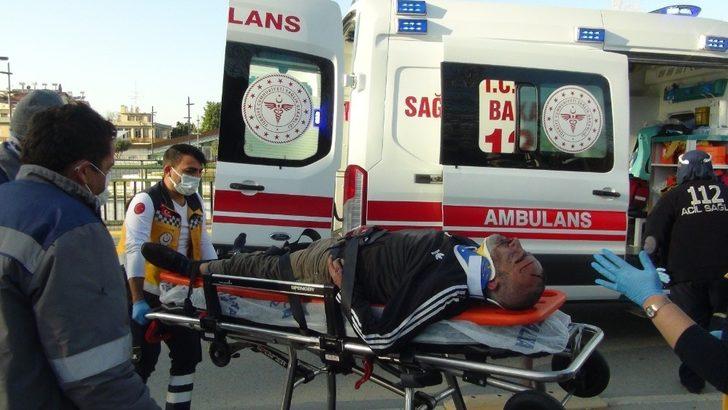 Alkollü ve kasksız motosiklet sürücüsü ölümden döndü G3