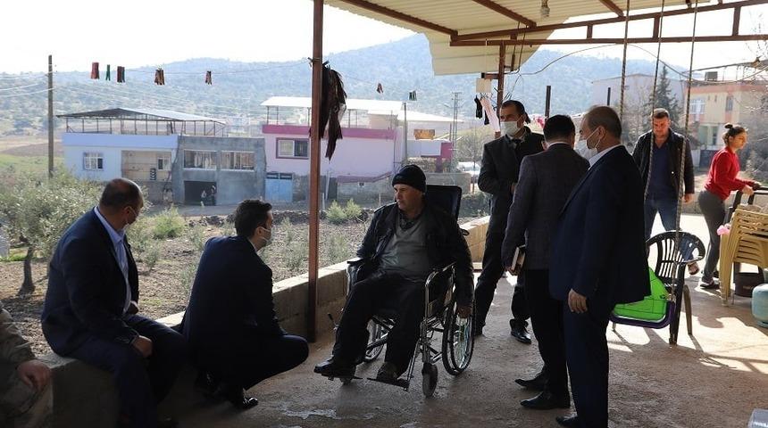 Kıbrıs gazisi Arif Baba’yla bir araya geldi