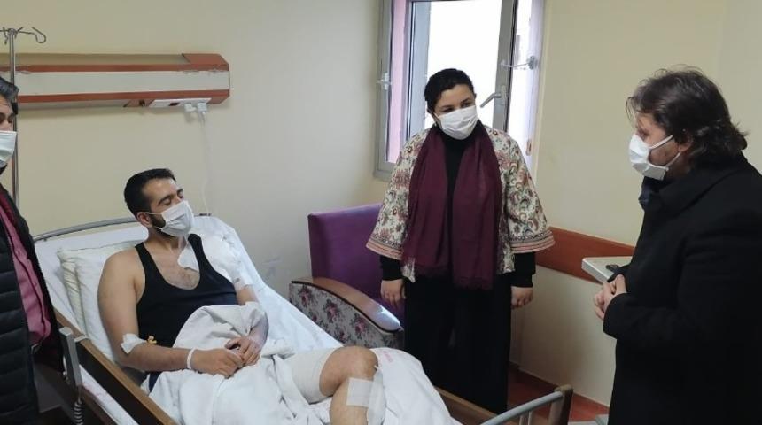 KEA Hastanesinde ameliyat olan gazinin sağlık durumu iyiye gidiyor